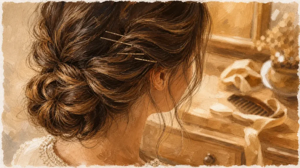 Coiffure bohème simple : 7 minutes pour une tresse floue et un chignon bas