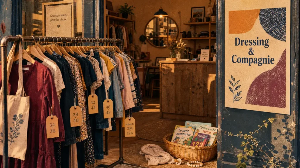 Dressing & Compagnie : vêtements de seconde main pour femmes, enfants et puériculture