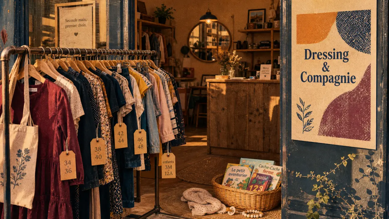 Dressing & Compagnie : vêtements de seconde main pour femmes, enfants et puériculture