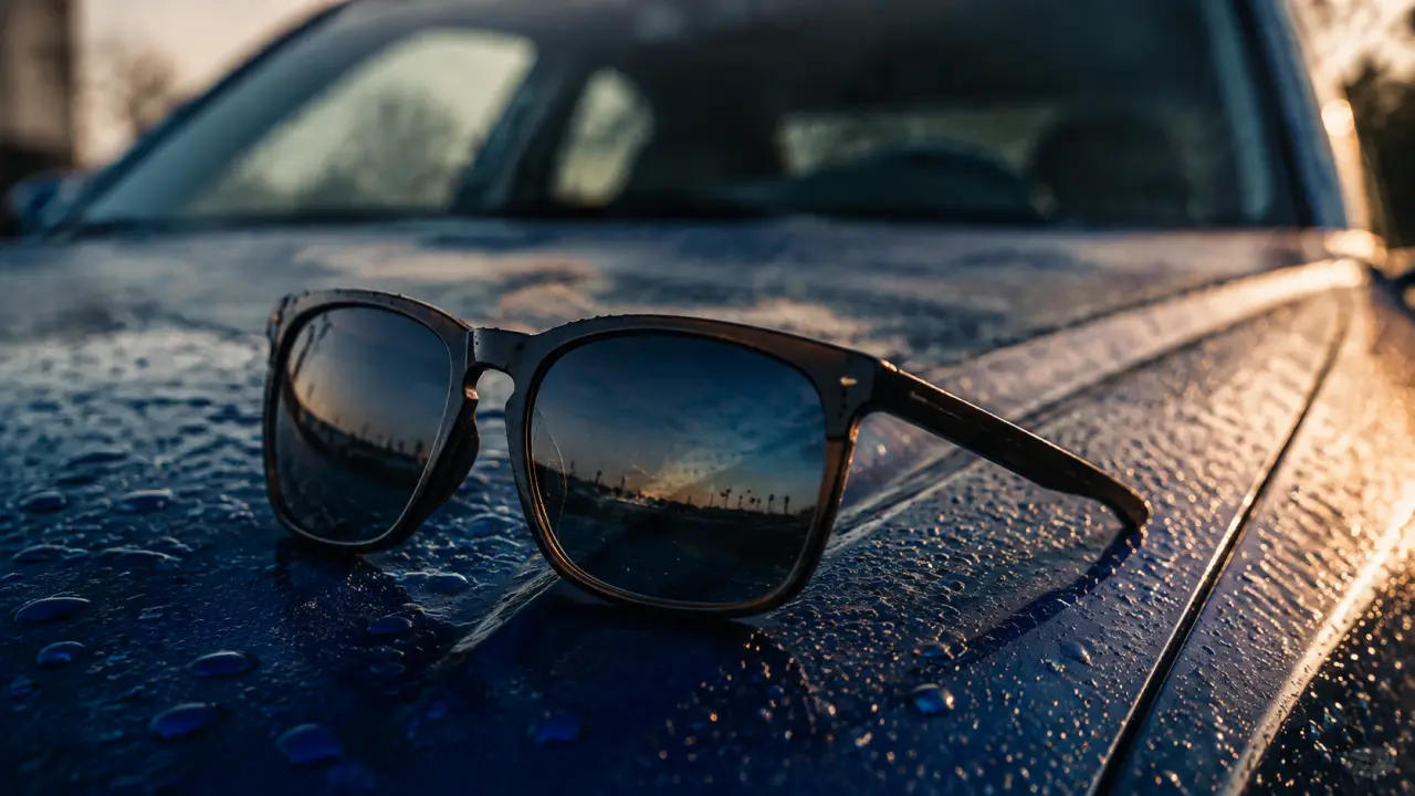 Lunettes de soleil polarisées réduisant l’éblouissement, reflet diminué